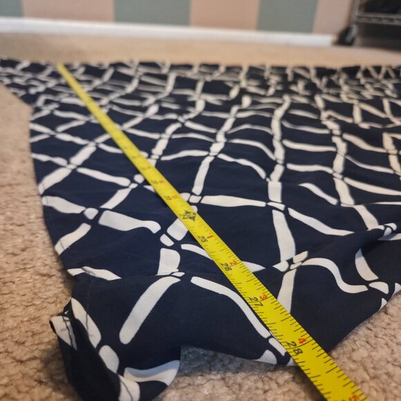 A'gaci Women's Large Long Black and White Striped Dress - Picture 9 of 12